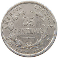 COSTA RICA 25 CENTAVOS 1889  #t122 0179 - Costa Rica