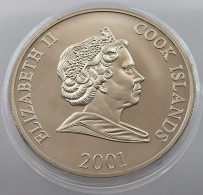 COOK ISLANDS DOLLAR 2001 2001 OLYMPIC GAMES SALT LAKE CITY 2002 #sm07 0891 - Cookeilanden