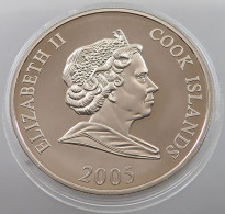 COOK ISLANDS DOLLAR 2005 WINTER OLYMPIC GAMES TURIN 2005 #sm07 0889 - Isole Cook