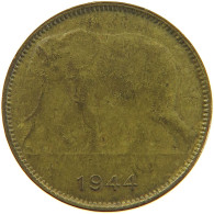 CONGO BELGIAN FRANC 1944  #a069 0841 - 1934-1945: Leopold III.