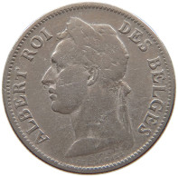 CONGO BELGIAN 50 CENTIMES 1929  #a061 0159 - 1910-1934: Alberto I