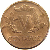 COLOMBIA 5 CENTAVOS 1960  #s023 0323 - Colombia