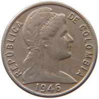 COLOMBIA 5 CENTAVOS 1946  #c063 0427 - Colombia