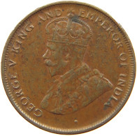 CEYLON CENT 1925 George V. (1910-1936) #s062 0163 - Sri Lanka