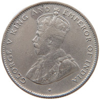 CEYLON 50 CENTS 1926 George V. (1910-1936) #t011 0581 - Sri Lanka