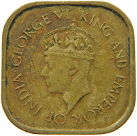 CEYLON 5 CENTS 1945 George VI. (1936-1952) #s041 0127 - Sri Lanka