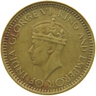 CEYLON 25 CENTS 1943 George VI. (1936-1952) #s080 0419 - Sri Lanka