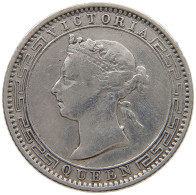 CEYLON 25 CENTS 1893 Victoria 1837-1901 #t159 0113 - Sri Lanka