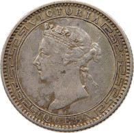 CEYLON 25 CENTS 1892 Victoria 1837-1901 #t121 0247 - Sri Lanka