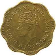 CEYLON 2 CENTS 1944 George VI. (1936-1952) #s071 0227 - Sri Lanka