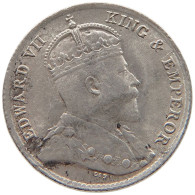 CEYLON 10 CENTS 1910 Edward VII., 1901 - 1910 #c052 0107 - Sri Lanka