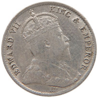 CEYLON 10 CENTS 1910 Edward VII., 1901 - 1910 #c018 0315 - Sri Lanka