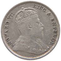 CEYLON 10 CENTS 1908 Edward VII., 1901 - 1910 #c018 0317 - Sri Lanka