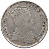 CEYLON 10 CENTS 1908 Edward VII., 1901 - 1910 #c052 0117 - Sri Lanka