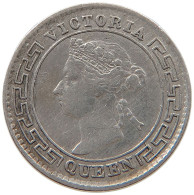 CEYLON 10 CENTS 1893 Victoria 1837-1901 #t162 0299 - Sri Lanka