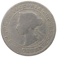 CEYLON 10 CENTS 1892 Victoria 1837-1901 #a045 0863 - Sri Lanka