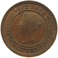 CEYLON 1/4 CENT 1890 Victoria 1837-1901 #t158 0265 - Sri Lanka