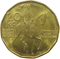 CZECH REPUBLIC 20 KORUN 1993  #s071 0065 - República Checa