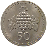 CYPRUS 50 MILS 1972  #c077 0533 - Chipre