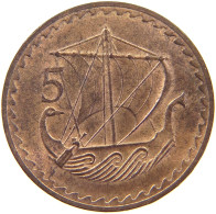 CYPRUS 5 MILS 1963  #c071 0487 - Zypern