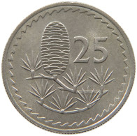 CYPRUS 25 MILS 1963  #s065 0635 - Chypre