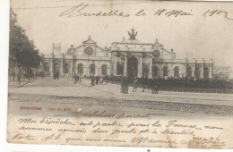 CPA, Précurseur ,Belgique,N° 19 , Bruxelles , La Gare Du Midi , Animée, Ed. 1902 - Chemins De Fer, Gares