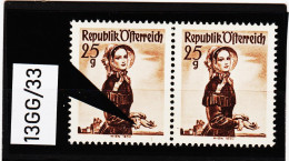 13GG/33 ÖSTERREICH 1949 Michl 898 IV  PLATTENFEHLER FARBFLECK Am HANDGELENK** Postfrisch SIEHE ABBILDUNG - Errores & Curiosidades