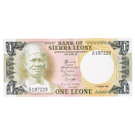 Billet, Sierra Leone, 1 Leone, 1984, 1984-08-04, KM:5e, NEUF - Sierra Leone