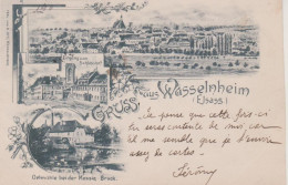 67- WASSELONNE - LITHO 3 VUES - Wasselonne