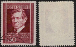 AUSTRIA ÖSTERREICH AUTRICHE 1937 Sc B161 Mi 654 PHYSICIAN ARZT MÉDECIN Ferdinand Von Arlt Médecine Medizin Medicine - Médecine