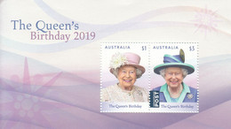 2019 Australia Queen's Birthday Hologram Souvenir Sheet MNH - Neufs