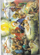 Vanuatu Mnh ** 1982 Christmas Sheet 2,5 Euros - Vanuatu (1980-...)