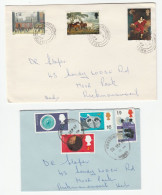 2 Diff 1967 Northwood MIddx Cds FDC  Paintings, Technology Stamps Cover GB - 1952-1971 Em. Prédécimales