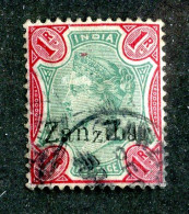 7515 BCx Zanzibar 1895 Scott # 13 Used (offers Welcome) - Zanzibar (...-1963)