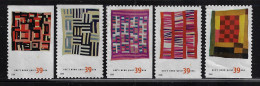 USA 2006 GEE'S BEND QUILTS SCOTT #4089,4093-94,4097-98 MNH - Ongebruikt