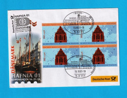 FDC0972- ALEMANHA 2001- FDC (FILATELIA - HAFNIA 01) - 2001-2010