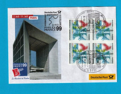 FDC0980- ALEMANHA 1999- FDC (FILATELIA - PHILEX FRANCE 99) - 1991-2000