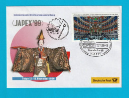 FDC0983- ALEMANHA 1999- FDC (FILATELIA - JAPEX'99) - 1991-2000