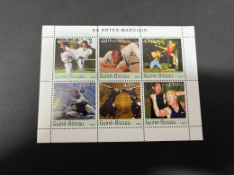 Stamps (7-11-2023) Guinée Bissau (mint M/s) Martial Art (maybe A Cinderella M/s) - Ohne Zuordnung