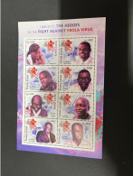 Stamps (7-11-2023) Sierra Leone (mint M/s) Ebola Virus (maybe A Cinderella M/s) - Maladies