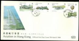 Hong Kong 1984 Aviation In Hong Kong FDC - FDC