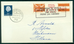 GB 1971 Private Post, Strike Mail Cover - Local Issues