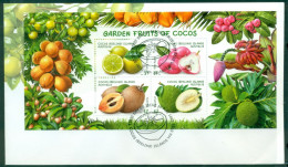 Cocos Keeling Is 2017 Garden Fruits Of Cocos MS FDC - Cocos (Keeling) Islands