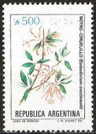 Argentina 1989 - Mi 1983 - YT 1689 ( Flowers : Notro-Ciruelillo ) - Usati