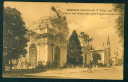 BA293 - ESPOSIZIONE INTERNAZIONALE DI TORINO 1911 PADIGLIONI UFFICI PUBBLICI COMMISSIONE ESECUTIVA ANIMATA - Exhibitions