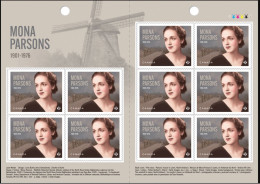 2023 Canada Dutch Resistance Mona Parsons War Soldiers WWII Full Booklet MNH - Cuadernillos Completos