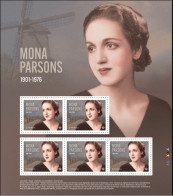 2023 Canada Dutch Resistance Mona Parsons War Soldiers WWII Full Sheet Of 5 MNH - Nuevos