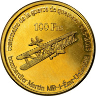 Monnaie, France, 100 Francs, 2015, Paris, Iles Glorieuses, SPL, Bronze-Aluminium - Autres & Non Classés