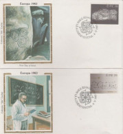 1983  FDC FROM IRELAND ON EUROPA /GREAT WORKS OF HUMANITY/CARVED STONES,MATHEMATICS - 1983