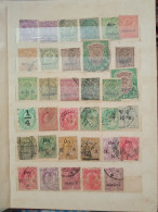 INDIA BRITISH INDIA COLLECTION OF 117 DIFFERENT STAMPS QV - KGVI USED - Collezioni & Lotti